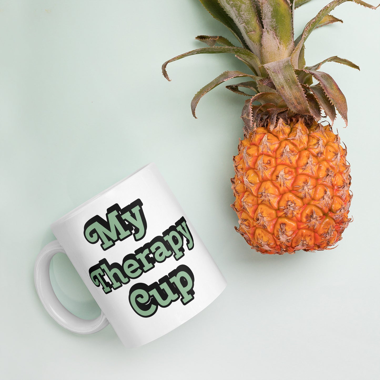 "My Therapy Cup" White Glossy 11 oz Coffee or Tea Mug